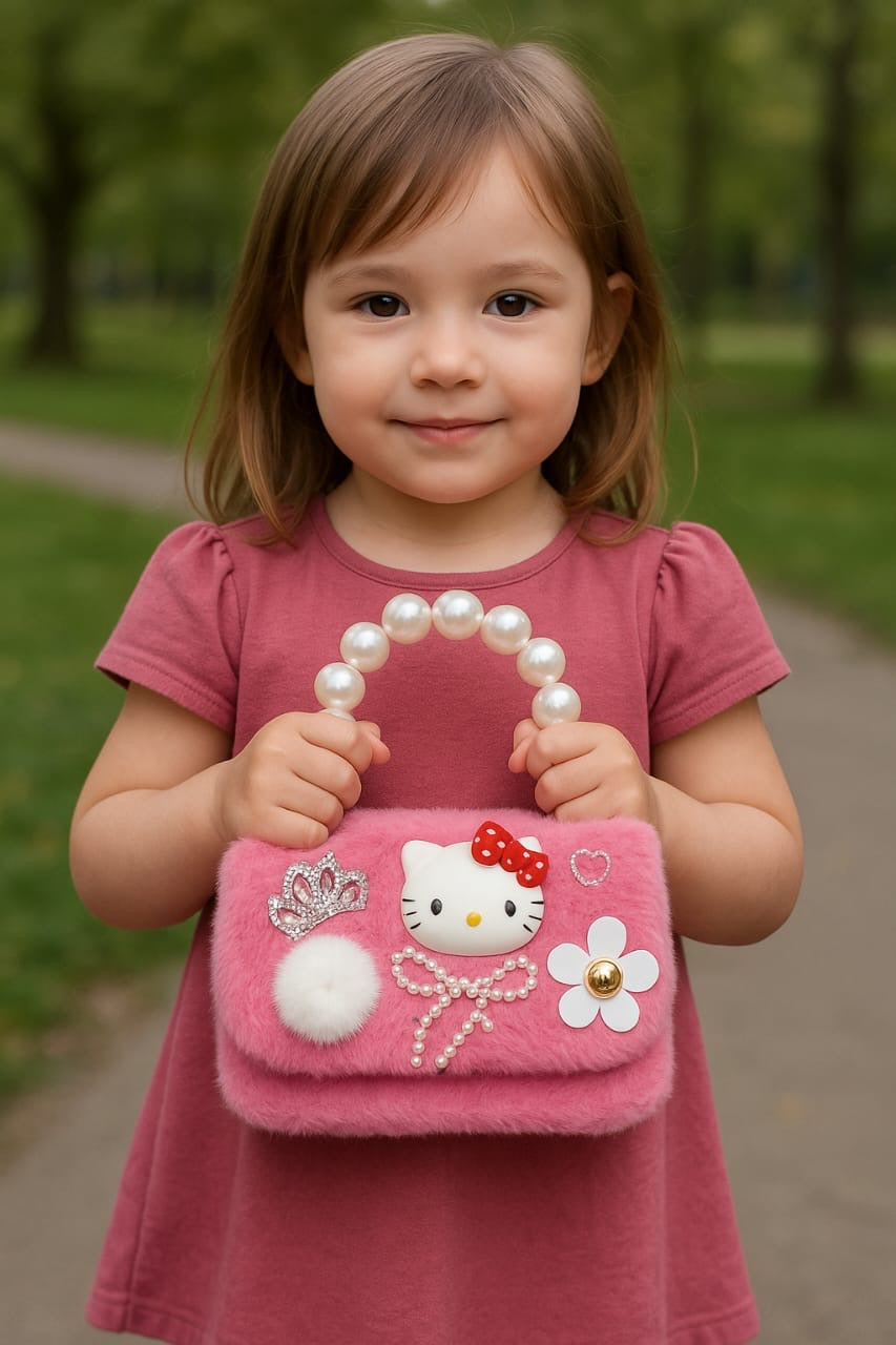 New Pearl Bow Little Fragrance Mini Girls Princess Pearl Handheld Crossbody Accessories Bags Wholesale