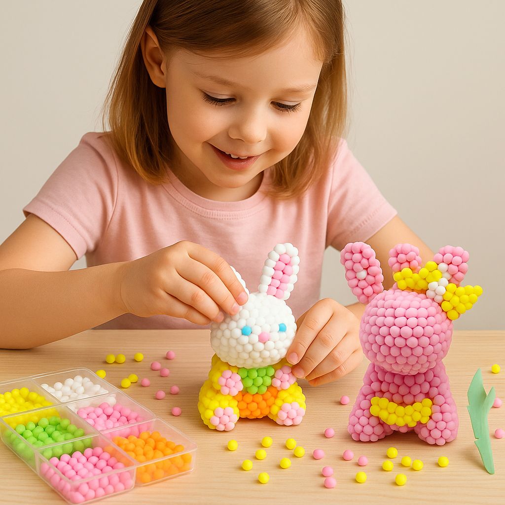 Fur Ball Bunny High School Autumn Festival Kids' Creative DIY Handmade Material Package